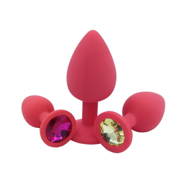pink jewelled butt plug