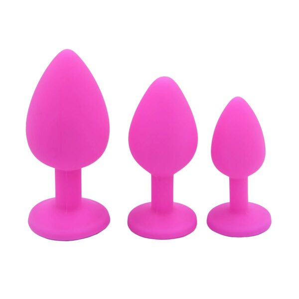 pink jewelled butt plug
