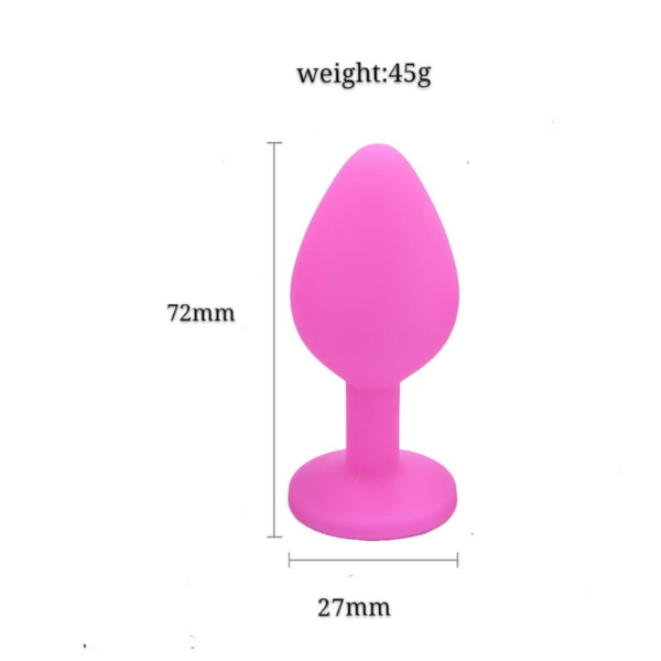 pink jewelled butt plug