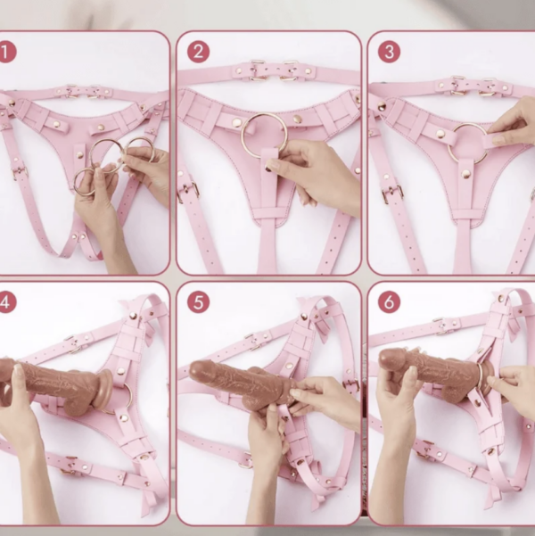 pink strap-on
