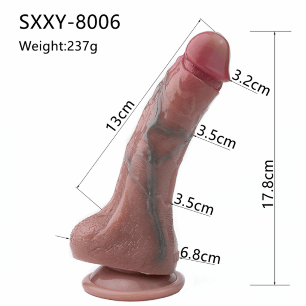 The Phocas Liquid Silicone Dildo