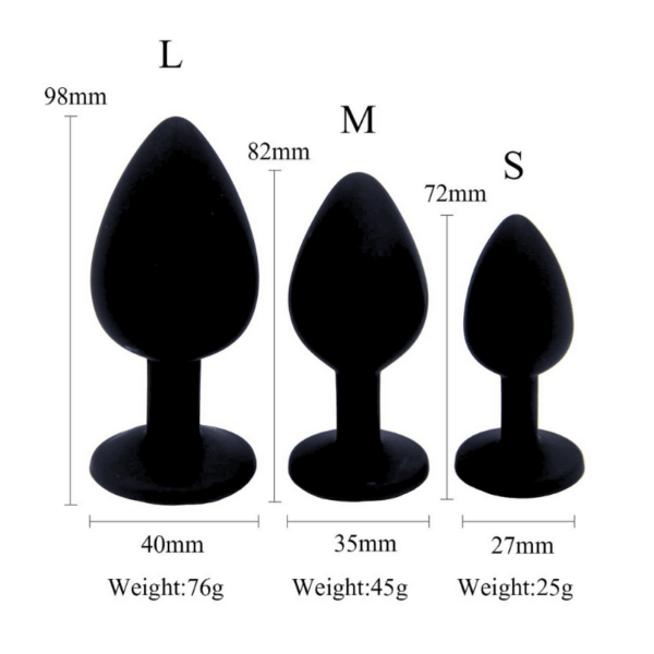 black anal toy