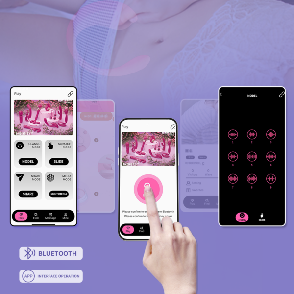 light pink pleasure toy