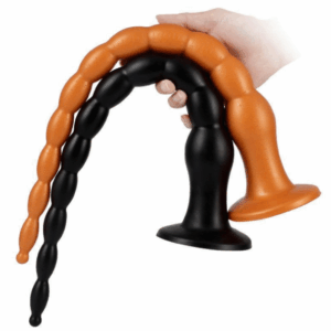 gold anal beads