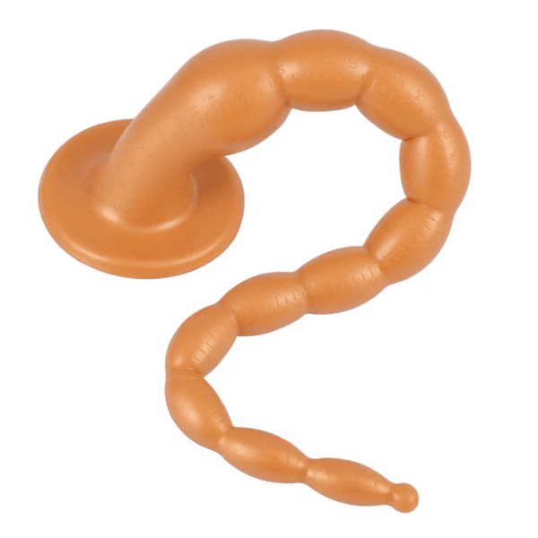 gold anal beads