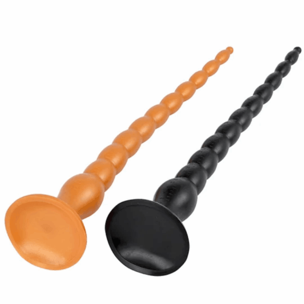 gold anal beads