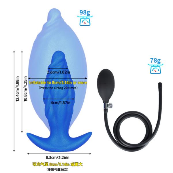 inflatable butt plug