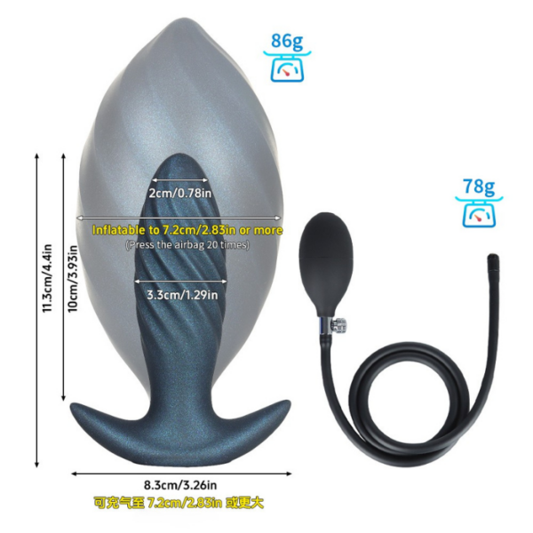 inflatable butt plug