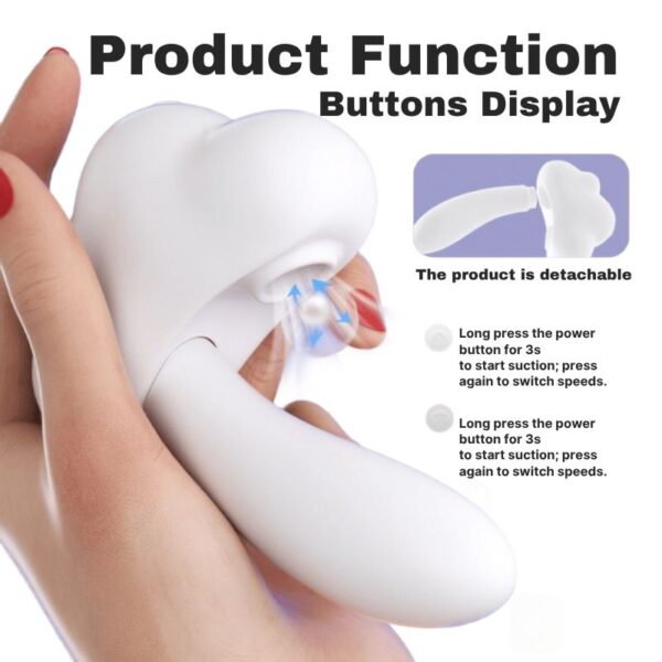 Storm Of Pleasure Double Stimulation Suction Vibrator