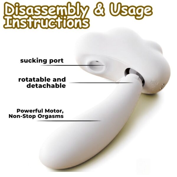 Storm Of Pleasure Double Stimulation Suction Vibrator