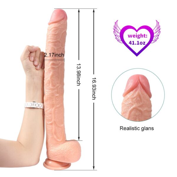 Sword Silicone Dildo With Balls And Suction Cup