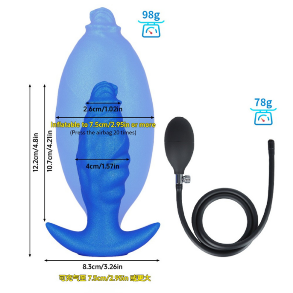 inflatable butt plug