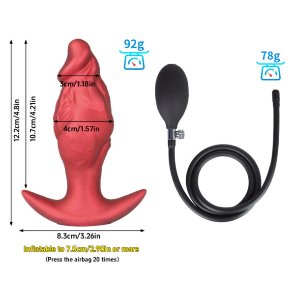 inflatable butt plug