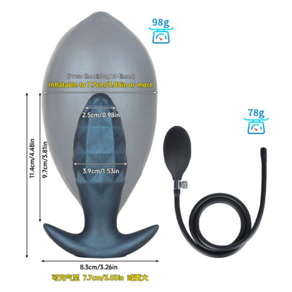 inflatable butt plug