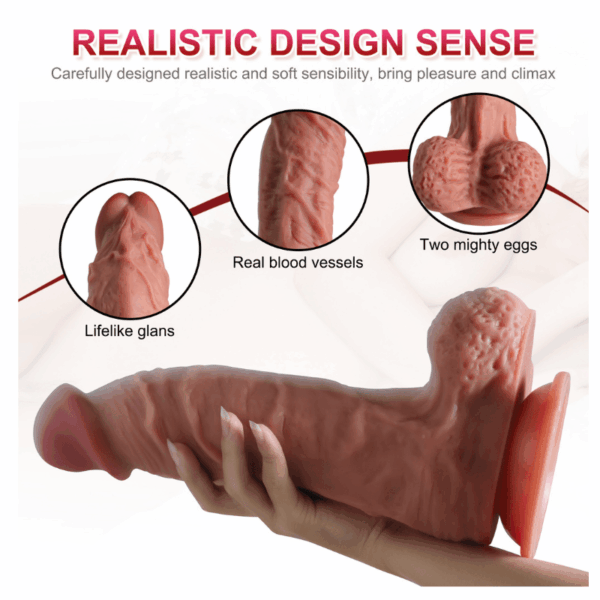 XL Rooster Dual Layer Silicone Dildo