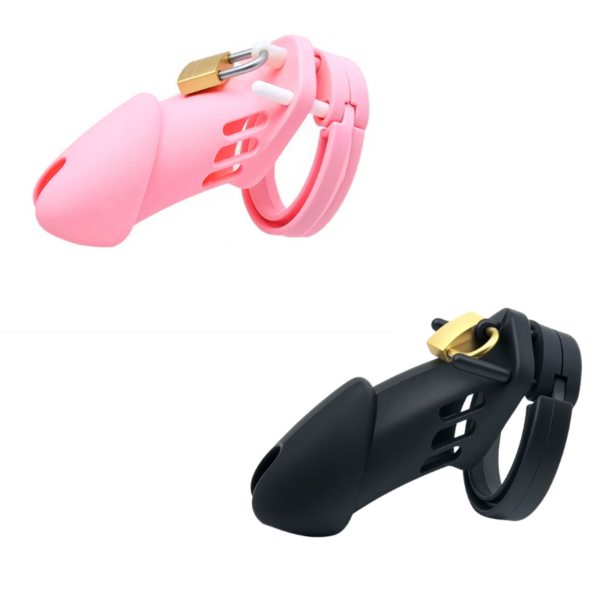 Nova Key Silicone Chastity Cage