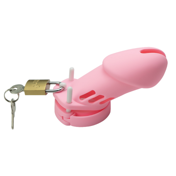 Nova Key Silicone Chastity Cage