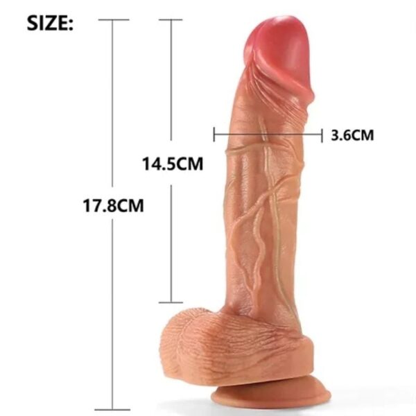 Casanova Ultra Realistic Liquid Silicone Dildo