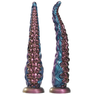 Cosmic Kraken Textured Tentacle Silicone Dildo