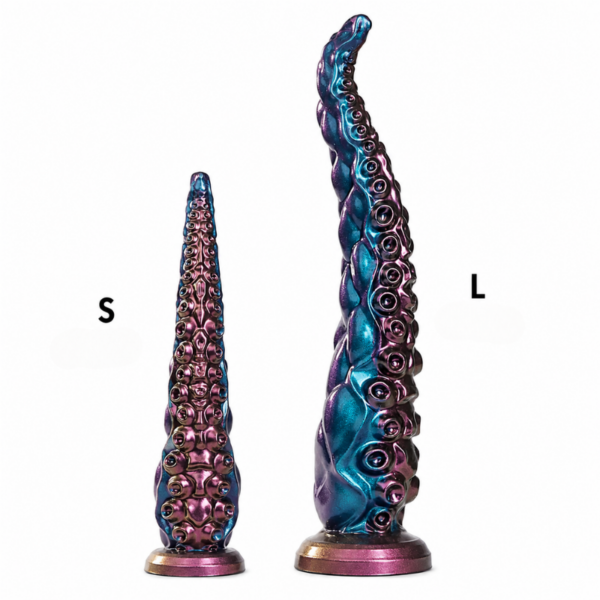 Cosmic Kraken Textured Tentacle Silicone Dildo