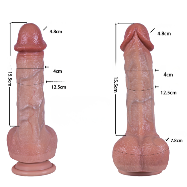 Roman Realistic Silicone Remote Control Vibrating Dildo