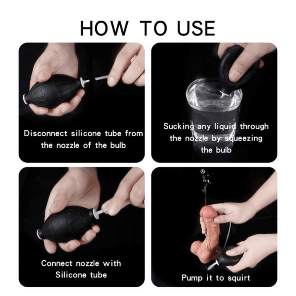 Soft Silicone Jizz Kings Ejaculating Dildo