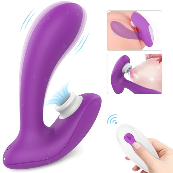 LIX Clit Sucking Vibrator Remote Controlled