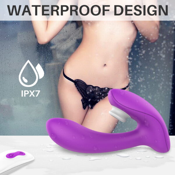 LIX Clit Sucking Vibrator Remote Controlled