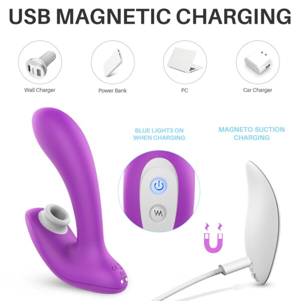 LIX Clit Sucking Vibrator Remote Controlled