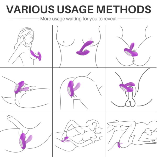 LIX Clit Sucking Vibrator Remote Controlled