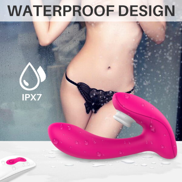 LIX Clit Sucking Vibrator Remote Controlled