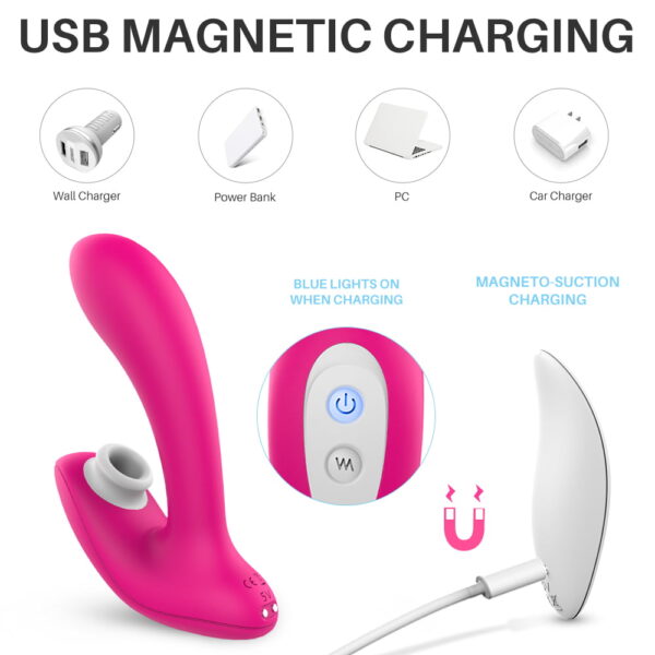 LIX Clit Sucking Vibrator Remote Controlled