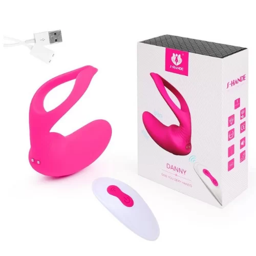 Couples Anal Toy with Vibrator Cock Ring