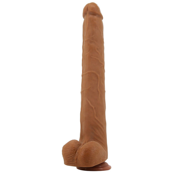 Viggo Long Super-Soft TPE Suction Dildo