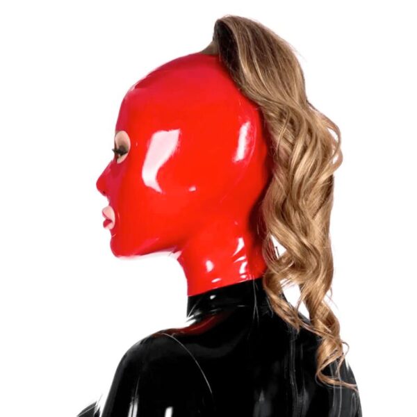 Red Hood Latex Mask