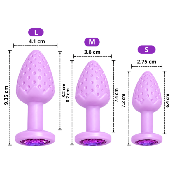 Wild Berry Silicone Butt Plug