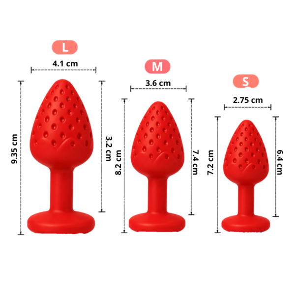 Wild Berry Silicone Butt Plug