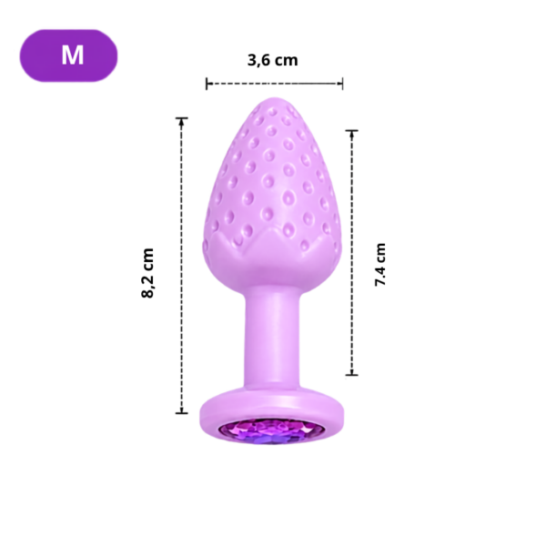 Wild Berry Silicone Butt Plug