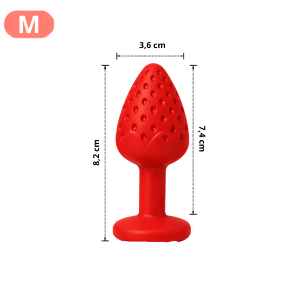 Wild Berry Silicone Butt Plug