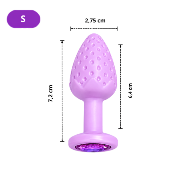 Wild Berry Silicone Butt Plug