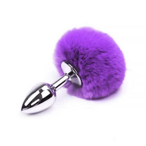 Fluffy Rabbit Tail Butt Plug