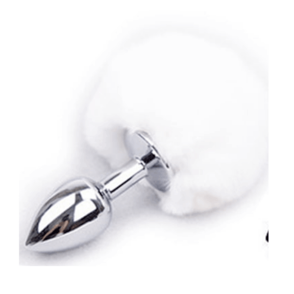 Fluffy Rabbit Tail Butt Plug