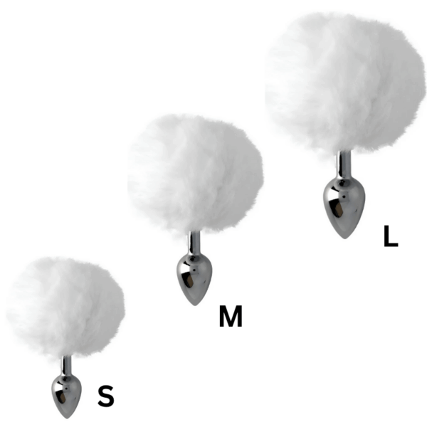 Fluffy Rabbit Tail Butt Plug