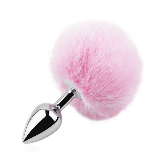 Fluffy Rabbit Tail Butt Plug