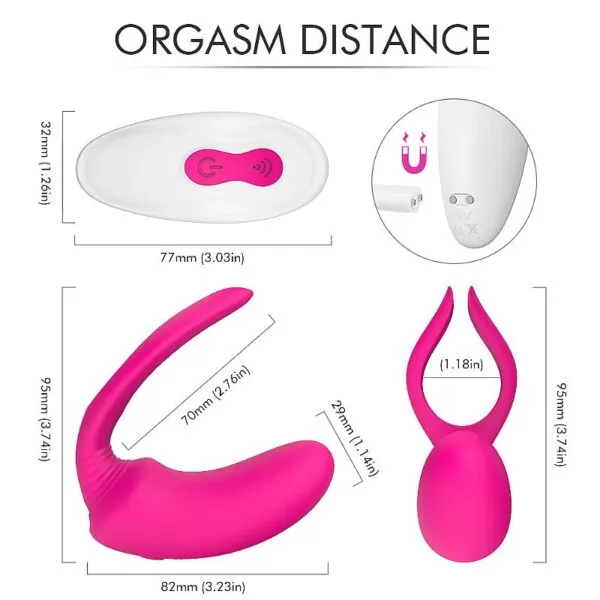 Couples Anal Toy with Vibrator Cock Ring