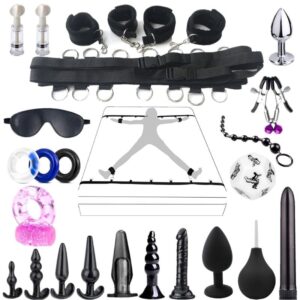Black Obsession 21-Piece BDSM Play Collection
