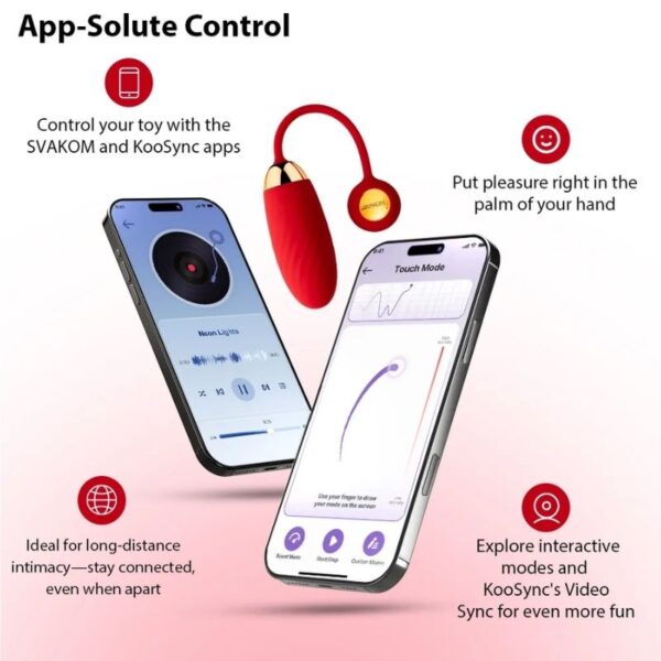ELLA Interactive App-Controlled Egg Vibrator