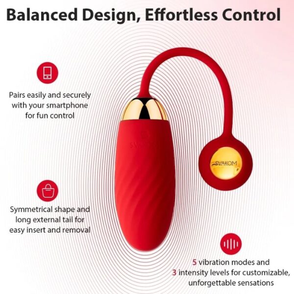 ELLA Interactive App-Controlled Egg Vibrator